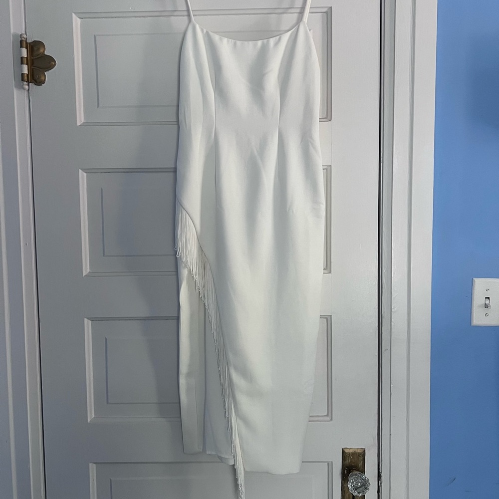 NBD Zarita Midi Dress White - Size XS - Picture 3 of 13